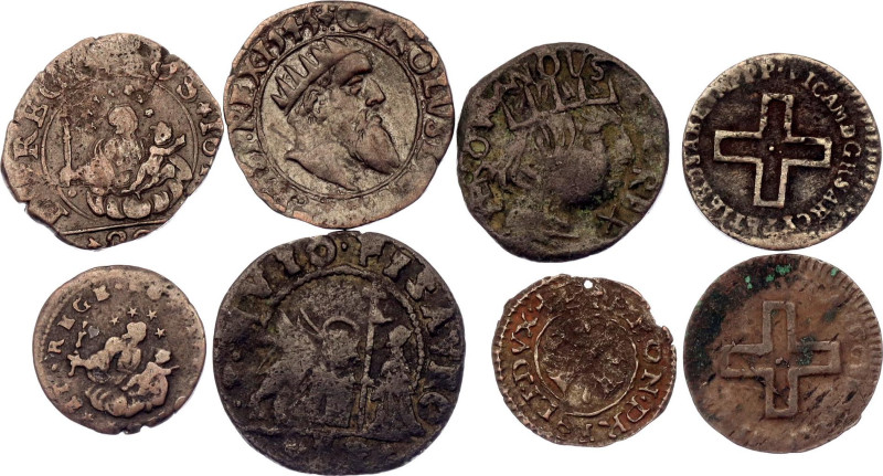 Europe Lot of 8 Coins 16th - 18th Centuries

Various Countries, Dates & Denomi...