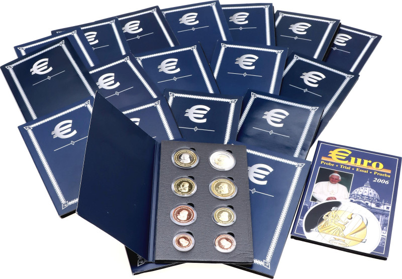 Europe Lot of 15 Specimen Coins Sets 21st - Century Fantasy Issues

Various Co...