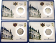 Luxembourg 4 x 2 Euro 2007 - 2012