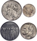 Poland Lot of 4 Coins 1934 - 2000