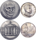 United States Lot of 2 Silver Medals "US Presidents" 20th Century (ND)