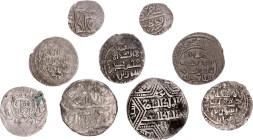 World Lot of 9 Coins 1300 - 1700