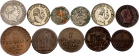 World Lot of 11 Coins 1594 - 1920
