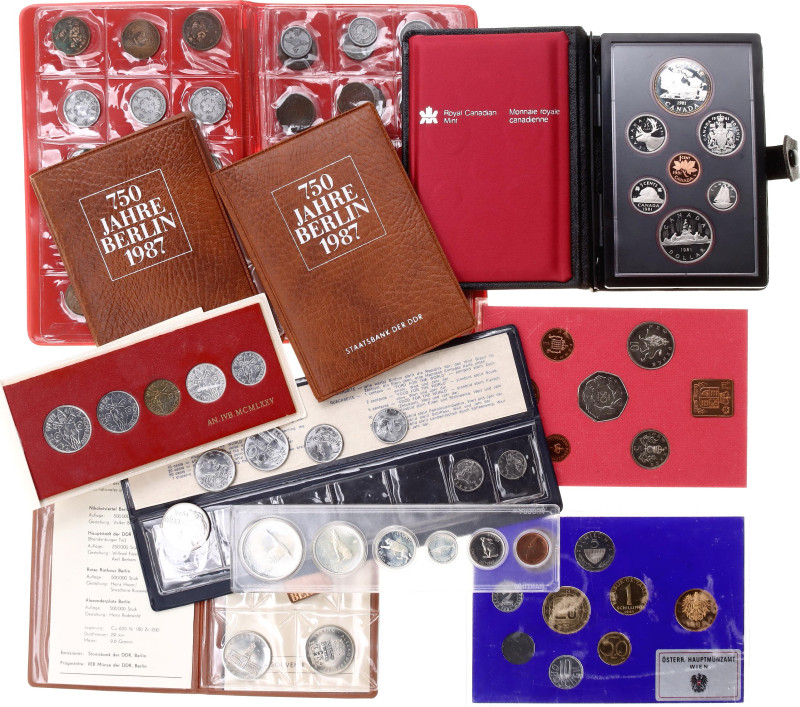 World Lot of 10 Coin Sets 19th - 20th Century

Various Countries, Dates & Deno...