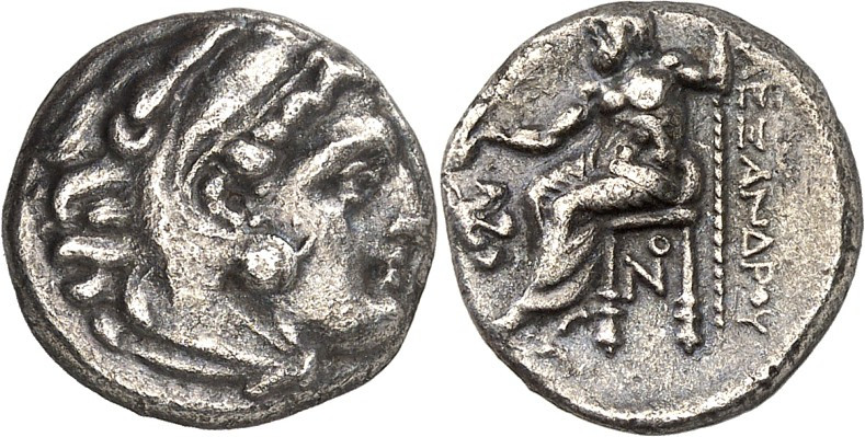 MAKEDONIEN. 
KÖNIGREICH. 
Alexander III. der Große 336-323 v. Chr. Drachme, po...