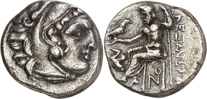 MAKEDONIEN. 
KÖNIGREICH. 
Alexander III. der Große 336-323 v. Chr. Drachme, po...