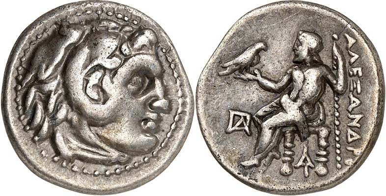 MAKEDONIEN. 
KÖNIGREICH. 
Alexander III. der Große 336-323 v. Chr. Drachme, po...