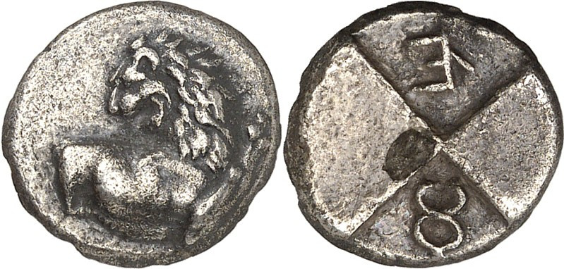 THRAKIEN. 
STÄDTE. 
CHERSONNESOS (Gallipoli). Triobolon (350/330 v.Chr.) 2,00g...