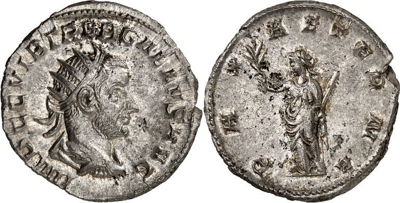 RÖMISCHES KAISERREICH. 
TREBONIANUS GALLUS 251-253. Antoninian 3,70g, Mailand. ...