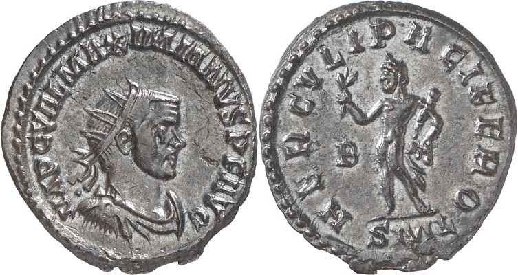 RÖMISCHES KAISERREICH. 
MAXIMIANUS I. Herculius, 285-308,310. AE-Antoninian (28...