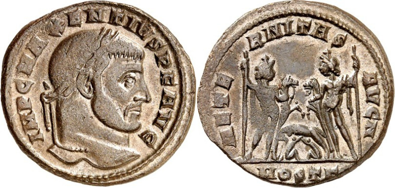 RÖMISCHES KAISERREICH. 
MAXENTIUS Augustus 307-312. AE-Follis 24/26mm (309) 6,1...