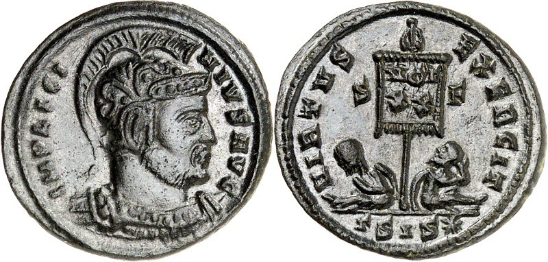 RÖMISCHES KAISERREICH. 
LICINIUS I. 308-324. AE-Follis 20mm (320) 2,96g, Siscia...