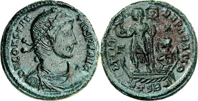 RÖMISCHES KAISERREICH. 
CONSTANTIUS II. Augustus 337-361. AE-Maiorina 24mm (351...
