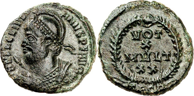 RÖMISCHES KAISERREICH. 
IULIANUS II. Augustus 360/361-363. AE-Centenionalis 19/...