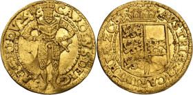 Römisch Deutsches Reich. 
Karl II., Erzherzog 1564-1590. Dukat 1583 Klagenfurt. Stehender Erzherzog / Wappen unter Erzherzogshut. F.32.. 


GOLD D...