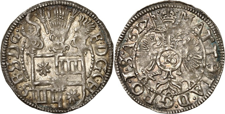 Schauenburg, Grafschaft. 
Ernst III. von Pinneberg 1601-1622. Doppelschilling 1...