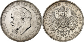 KAISERREICH. 
BAYERN, Königreich. 
5 Mark 1914 Ludwig III. J. 52. . 


min.Rf.,vz-