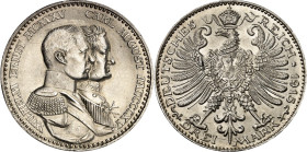 KAISERREICH. 
SACHSEN-WEIMAR, Großhzgtm.. 
3 Mark 1915 Jahrhundertfest. J. 163. . 


St-