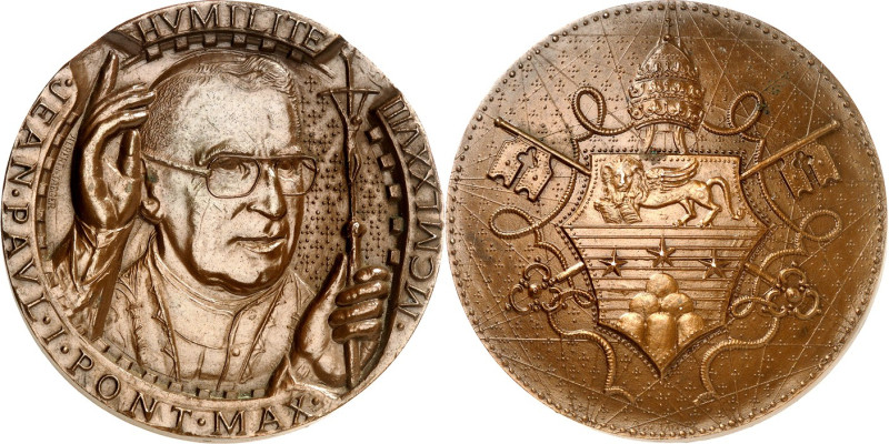 PERSONEN. 
PÄPSTE, KAISER, KÖNIGE, ADEL. 
Papst JOHANNES PAUL I. 1978. Medaill...