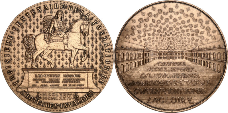 KUNST und VARIA. 
Medaille 1974 (b. Monnaie de Paris) a.d. 300jährige Bestehen ...