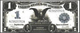 USA. 
Staatsnoten. 1 Dollar 1899 2 Signaturen. Pick&nbsp; 338a. . 


III-