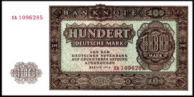 Deutsche Demokratische Republik. 
5-100 Deutsche Mark 1955. Ros. 349a-353a,. 5 Stück. 


I