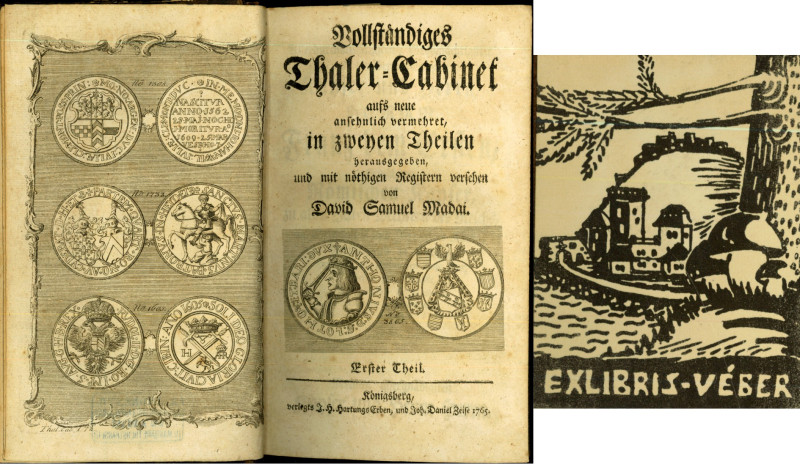 BIBLIOPHILE WERKE, 16.-19. Jahrh.. 
MADAI, D.S. Vollständiges Thaler-Cabinet. i...