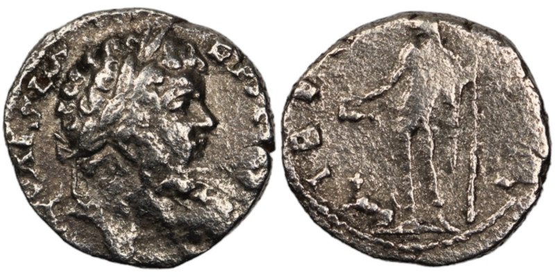 Septimius Severus. (197-198 AD). Denar. (13mm, 2,31g) Rome. Obv: L SEPT SEV PERT...