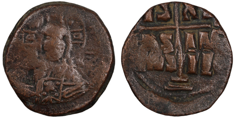 Basil II. and Constantine VIII. (1020-1028 AD). Follis. (29mm, 9,80g) Constantin...