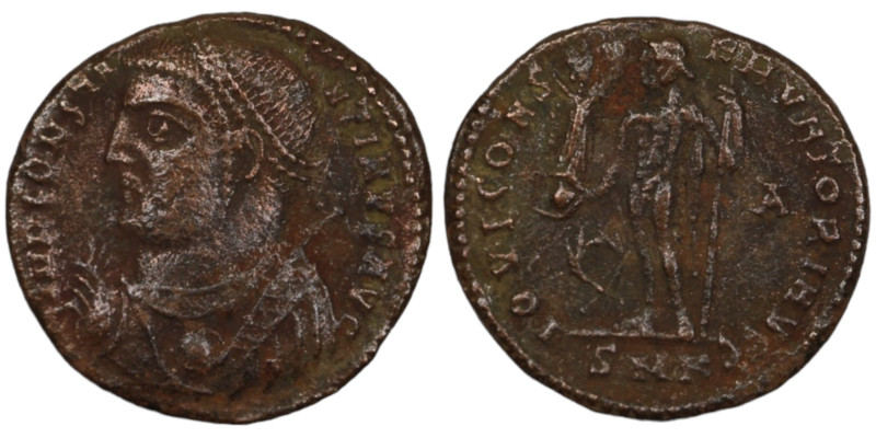 Constantinus I. (317-320 AD). Follis. (18mm, 2,87g) Cyzicus. Obv: IMP CONSTANTIN...