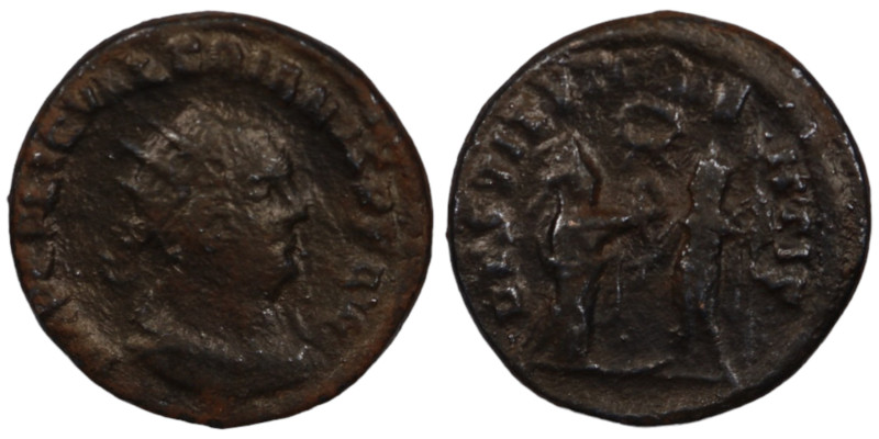 Gallienus. (255-256 AD). Æ Antoninian. (19mm, 3,60g) Antioch. Obv: IMP C P LIC G...