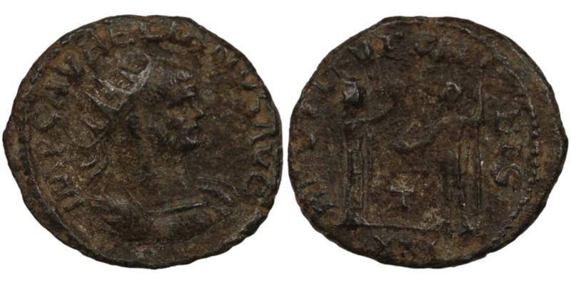 Aurelian. (274-275 AD). Æ Antoninian. (20mm, 3,60g) Antioch. Obv: IMP C AVRELIAN...