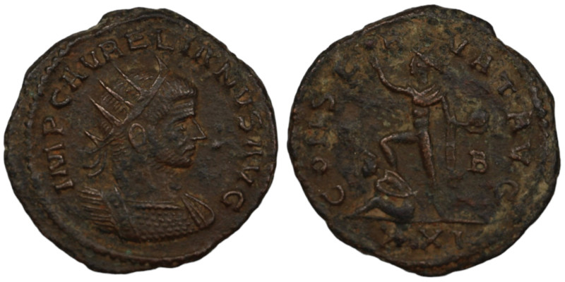 Aurelian. (270-275 AD). Æ Antoninian. (23mm, 4,70g) Antioch. Obv: IMP C AVRELIAN...