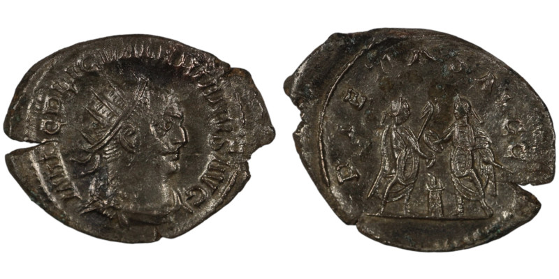 Valerian I. (256-258 AD). AR Antoninian. (21mm, 3,98g) Antioch. Obv: IMP C P LIC...