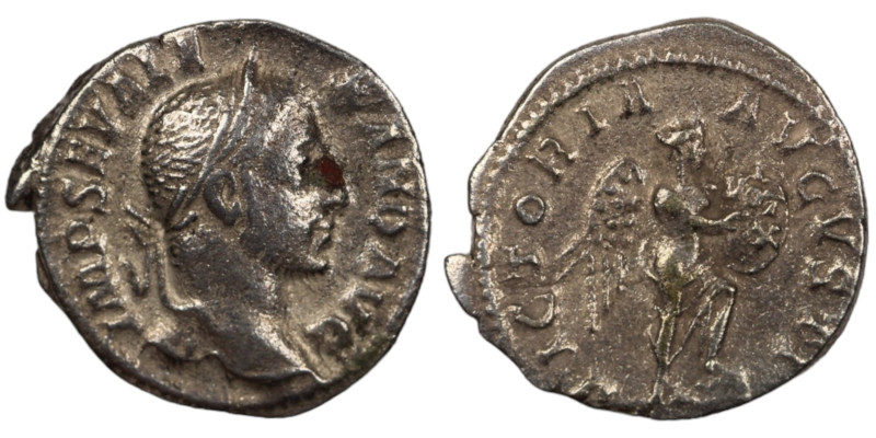 Severus Alexander. (232 AD). Denar. (18mm, 2,68g) Rome. Obv: IMP SEV ALEXAND AVG...