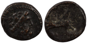 Phoenicia. Arados. (137-51 BC) Æ Bronze. (13mm, 2,93g) Obv: laureate head of Zeus right. Rev: galley-ram left.