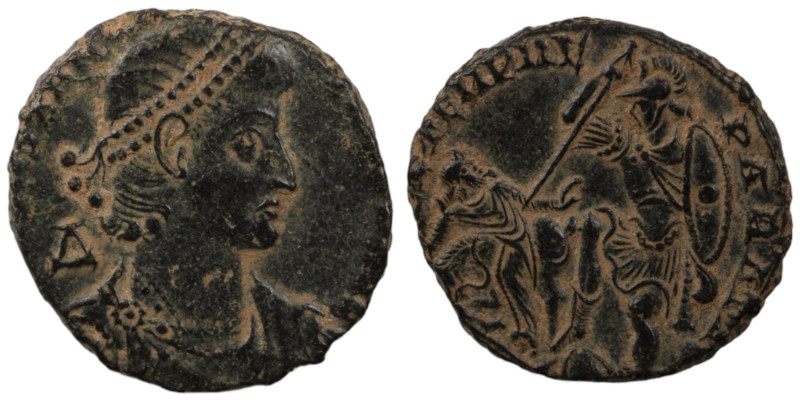 Constantinus II. (351-354 AD). Follis. (22mm, 3,41g) Antioch. Obv: D N CONSTANTI...