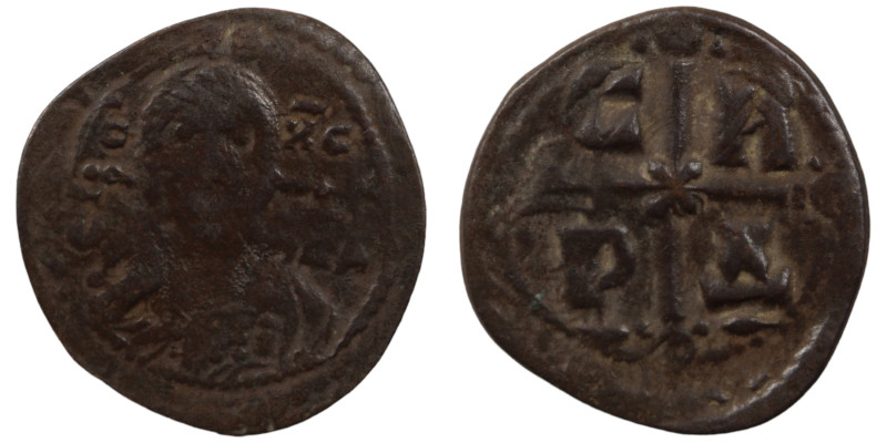 Romanus IV. (1068-1071 AD). Æ Follis. (28mm, 4,20g). Constantinople. Obv: Christ...