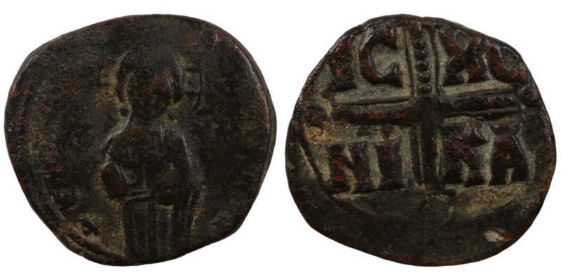 Michael IV. the Paphlagonian. (around 1040 AD). Æ Follis. (25mm, 9,40g). Constan...