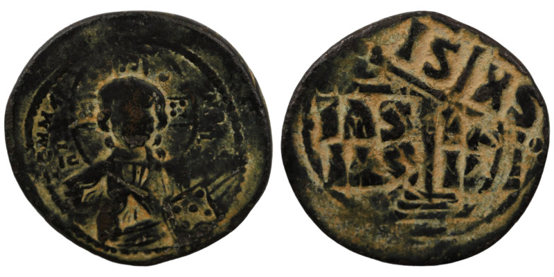 Basil II. and Constantine VIII. (1020-1028 AD). Follis. (32mm, 13,26g) Constanti...