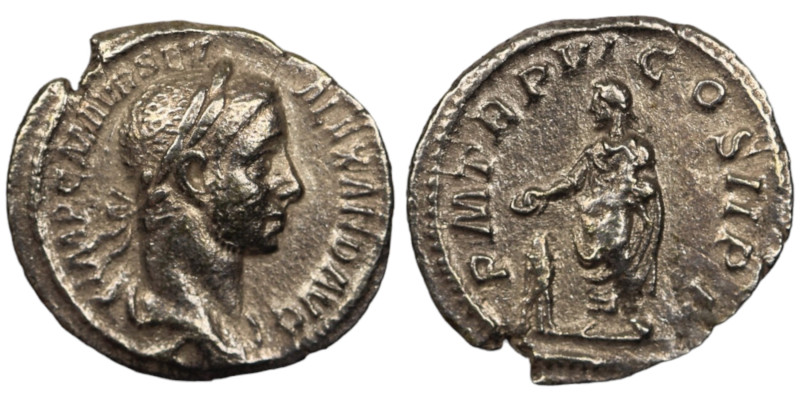 Severus Alexander. (227 AD). Denar. (18mm, 2,43g) Rome. Obv: IMP C M SEV ALEXAND...