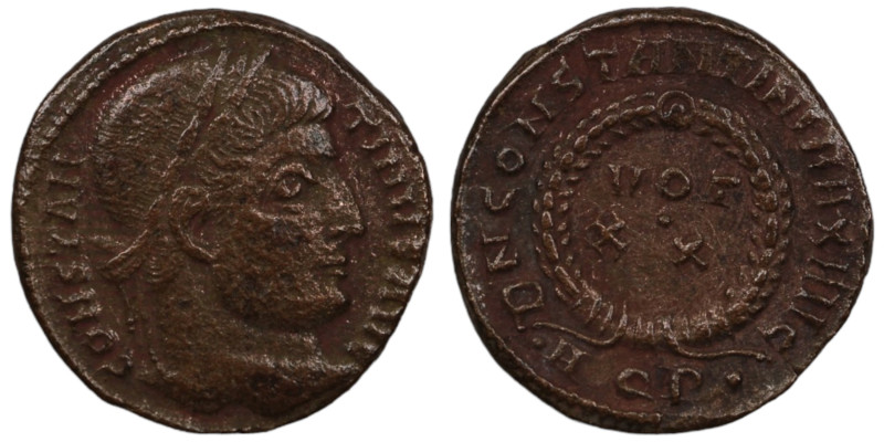 Constantinus I. (307-337 AD). Follis. (22mm, 3,61g) Antioch. Obv: CONSTANTINVS A...