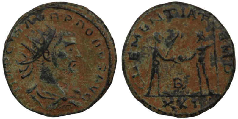 Probus. (276-282 AD). Æ Antoninian. (21mm, 4,24g) Antioch. Obv: IMP C M AVR PROB...