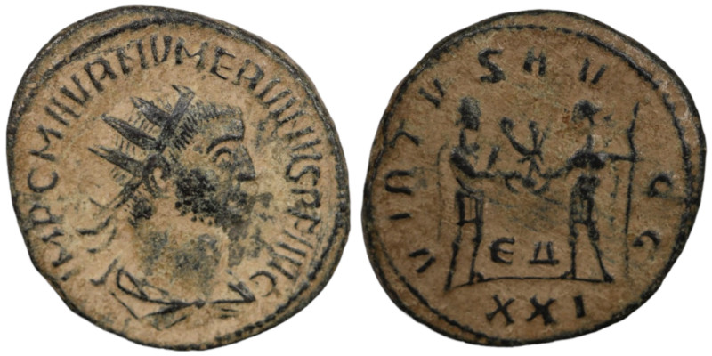 Numerian. (282-283 AD). Æ Antoninian. (21mm, 3,90g) Antioch. Obv: IMP CM AVR NVM...