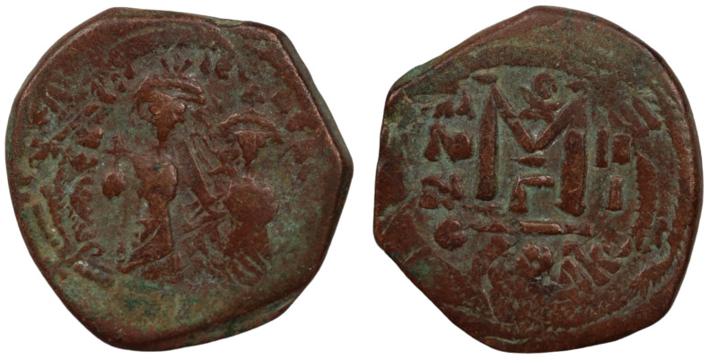 Justin II. and Sophia. (565-578 AD). Follis. (31mm, 13,73g) Constantinople. Obv:...