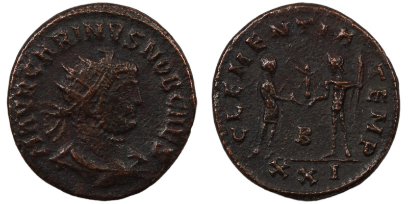 Carinus. (282-285 AD). Æ Antoninian. (20mm, 3,68g) Antioch. Obv: IMP C M AVR CAR...