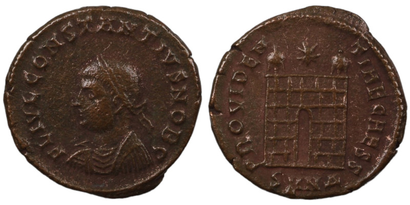 Constantinus I. (307-337 AD). Follis. (19mm, 2,71g) Nicomedia. Obv: FL IVL CONST...