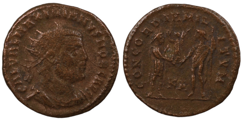 Maximianus. (285-295 AD). Æ Antoninian. (21mm, 2,50g) Antioch. Obv: GAL VAL MAXI...