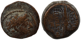 Antiochos IX. Philopator. (114-113 BC). Bronze Æ. (18mm, 6,42g) Antioch.