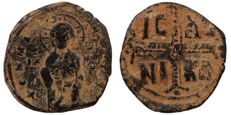 Michael IV. the Paphlagonian. (around 1040 AD). Æ Follis. (27mm, 7,39g). Constan...